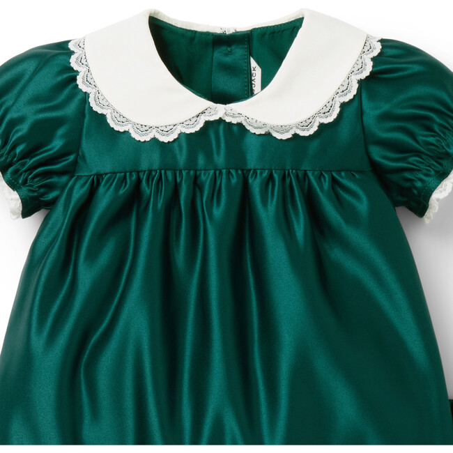 The Satin Collared Matching Baby Set - Mixed Apparel Set - 2