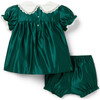 The Satin Collared Matching Baby Set - Mixed Apparel Set - 3