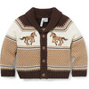 The Little Equestrian Baby Cardigan - Sweaters - 1 - thumbnail