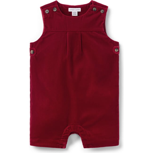 The Holiday Velvet Baby Romper