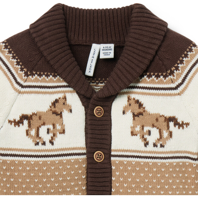 The Little Equestrian Baby Cardigan - Sweaters - 3