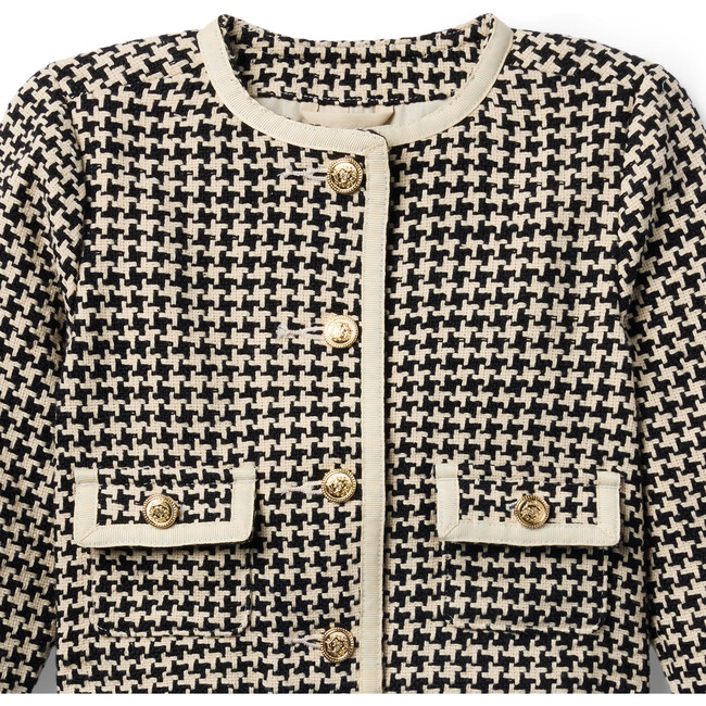 The Houndstooth Tweed Jacket - Coats - 3