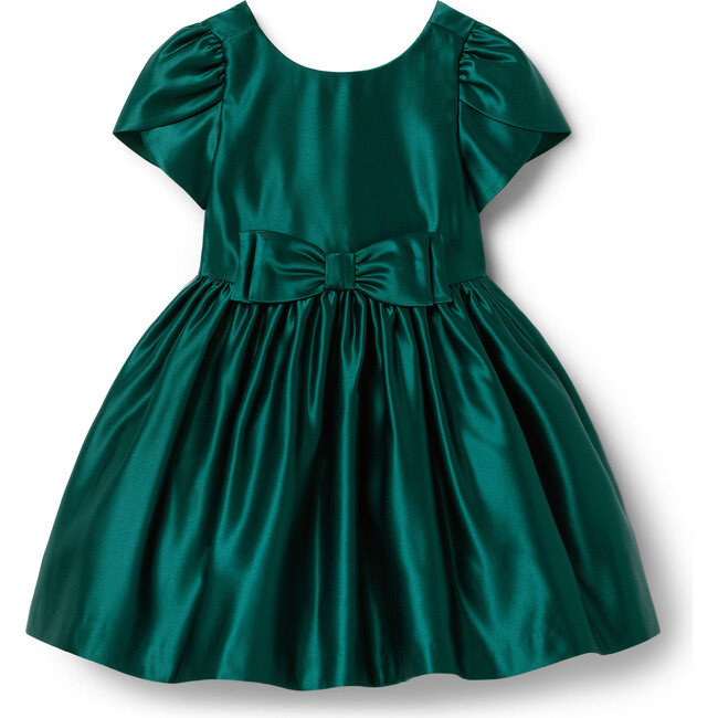 The Holiday Bow Dress, Green