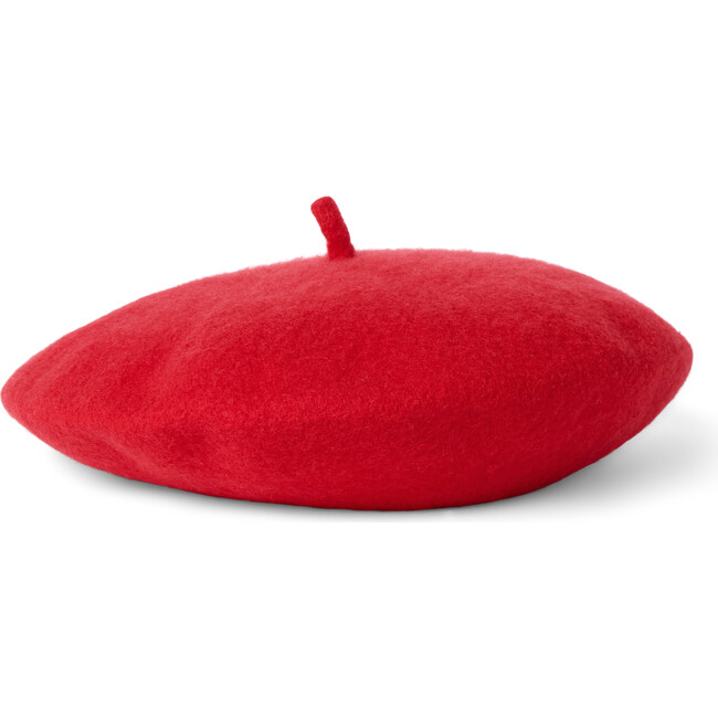 Wool Beret, Red