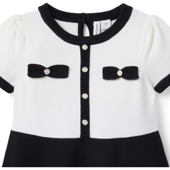 The Bow Sweater Dress, Black - Dresses - 3
