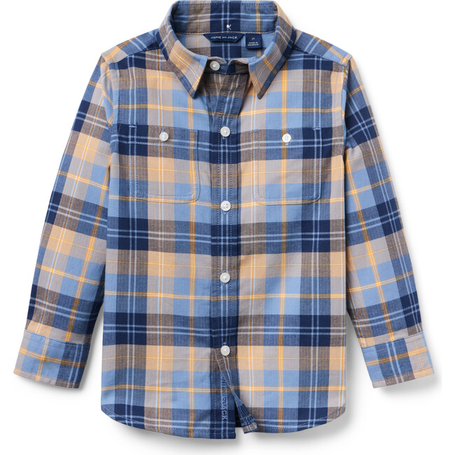 Plaid Flannel Shirt, Multi