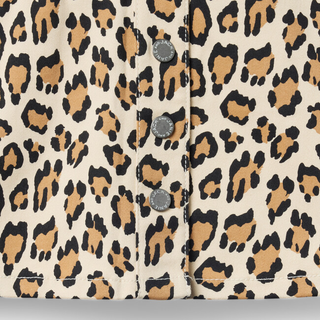 Leopard Button Skirt - Skirts - 2