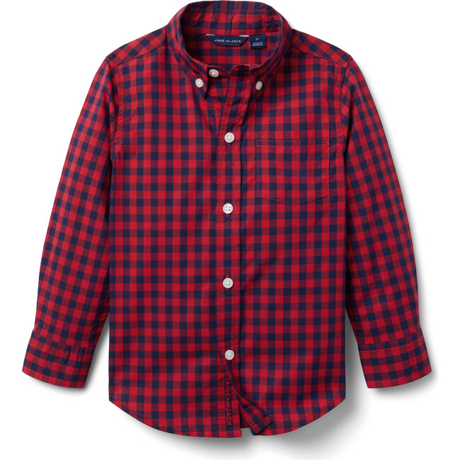 Gingham Poplin Shirt