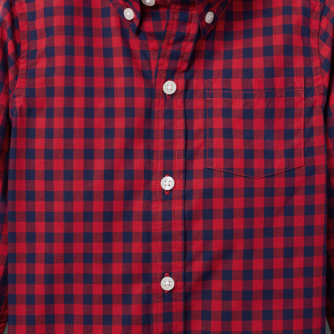 Gingham Poplin Shirt - Button Downs - 2