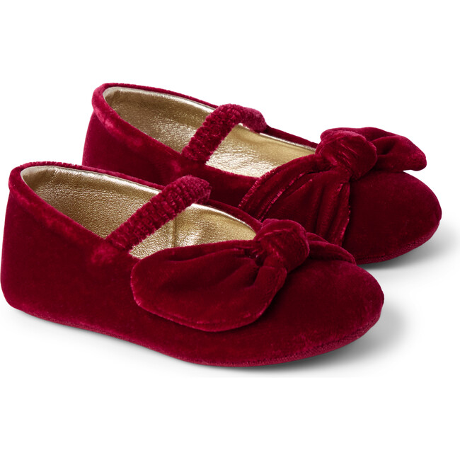 Baby Velvet Bow Ballet Flat
