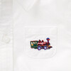 Baby Train Oxford Bodysuit - Onesies - 2