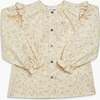 Sacha Blouse Pink/Green Floral - Blouses - 1 - thumbnail