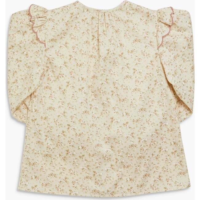 Sacha Blouse Pink/Green Floral - Blouses - 2