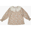 Nina Blouse Brown/Blue Liberty - Blouses - 1 - thumbnail