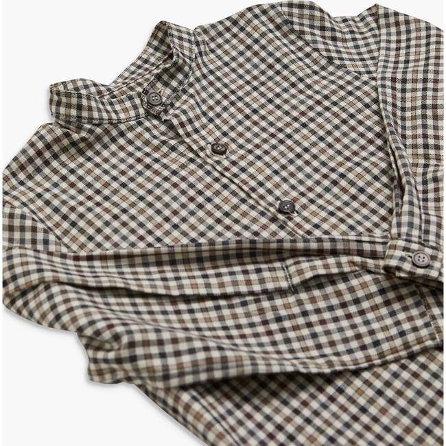 Pereprine Shirt Brown/Black Check - Shirts - 3