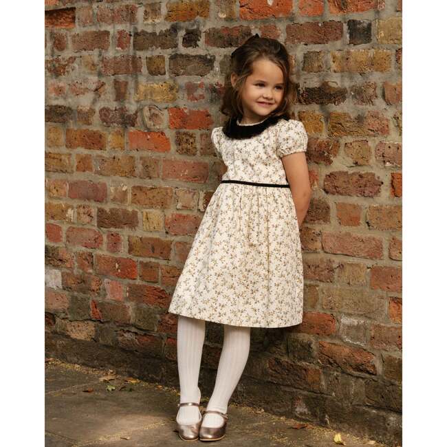 Raisin Dress Black/Gold Floral - Dresses - 2