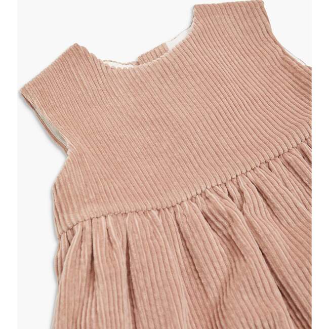 Pichi Dress Dusty Pink Corduroy - Dresses - 3