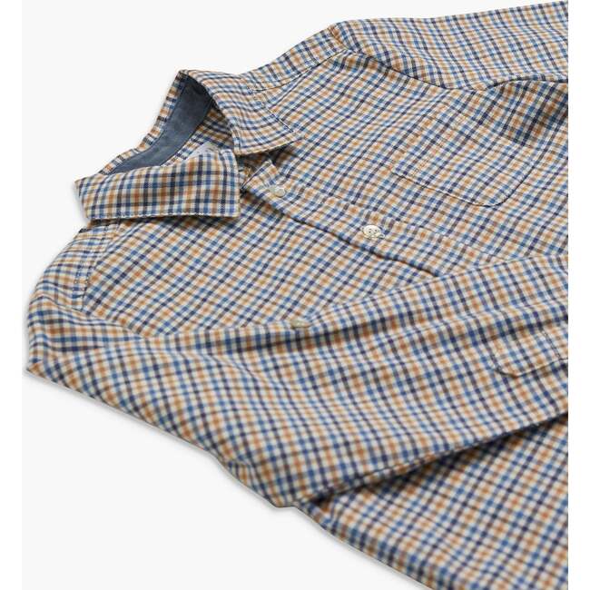 Ralph Shirt Camel/Blue Check - Shirts - 3