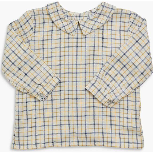 Mallard Shirt Blue/Yellow Check
