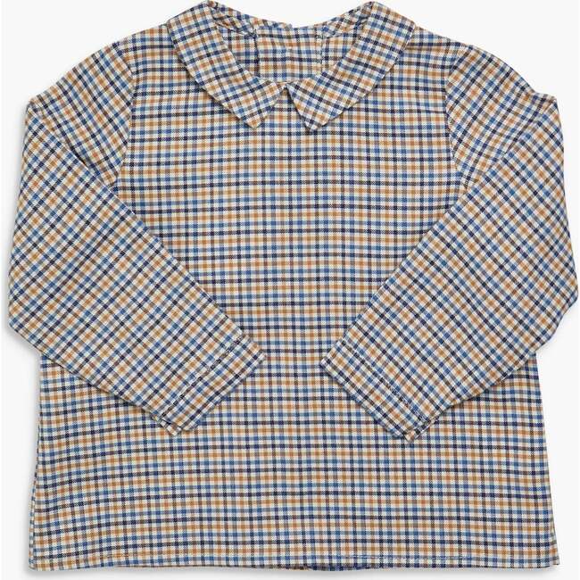 Mallard Shirt Camel/Blue Check