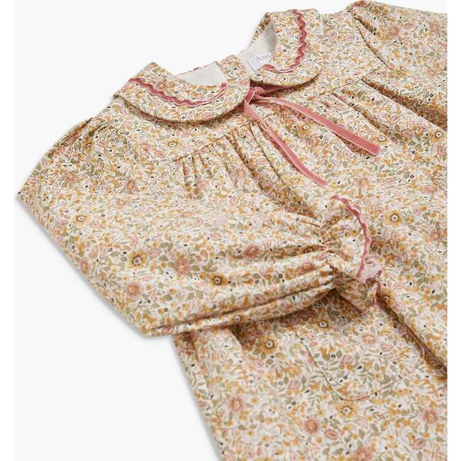 Leela Dress Pink/Green Floral - Dresses - 3