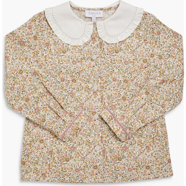 Gaya Blouse Pink/Khaki Floral
