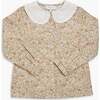 Gaya Blouse Pink/Khaki Floral - Blouses - 1 - thumbnail