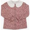 Gaya Blouse Burgundy Floral - Blouses - 1 - thumbnail