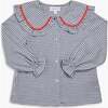 Gaya Blouse Blue Vichy Check - Blouses - 1 - thumbnail