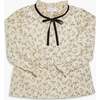 Diana Blouse Black/Gold Floral - Blouses - 1 - thumbnail