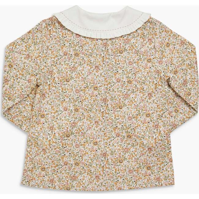 Gaya Blouse Pink/Khaki Floral - Blouses - 2