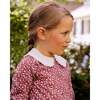 Gaya Blouse Burgundy Floral - Blouses - 2