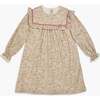 Capucine Dress Pink/Khaki Floral - Dresses - 1 - thumbnail