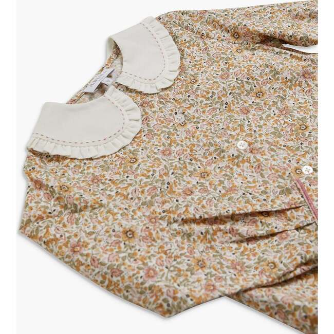 Gaya Blouse Pink/Khaki Floral - Blouses - 3
