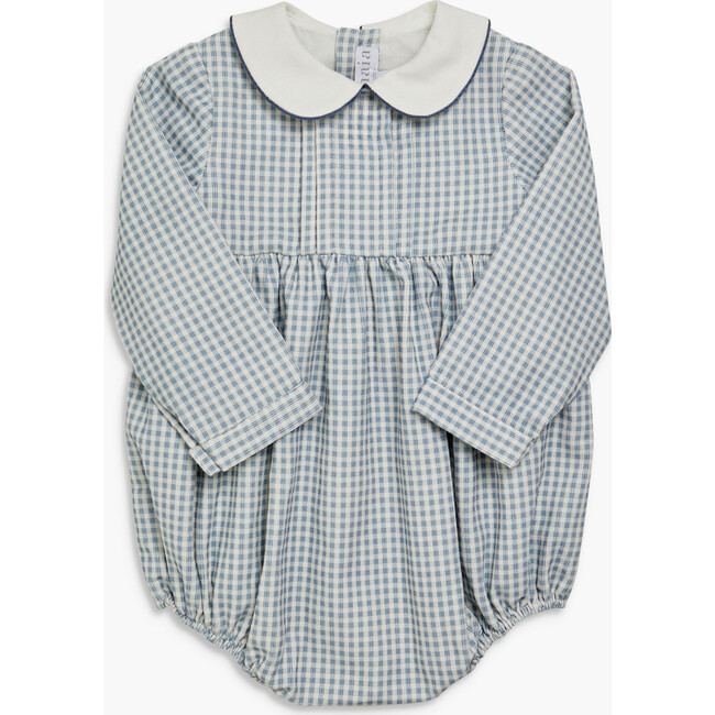 Alex Romper Vichy Print Babycord