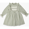 Soledad Dress Khaki Vichy - Dresses - 1 - thumbnail
