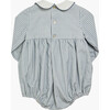 Alex Romper Vichy Print Babycord - Rompers - 2