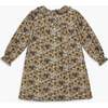 Antoinette Dress Floral Emerised Twill - Dresses - 4