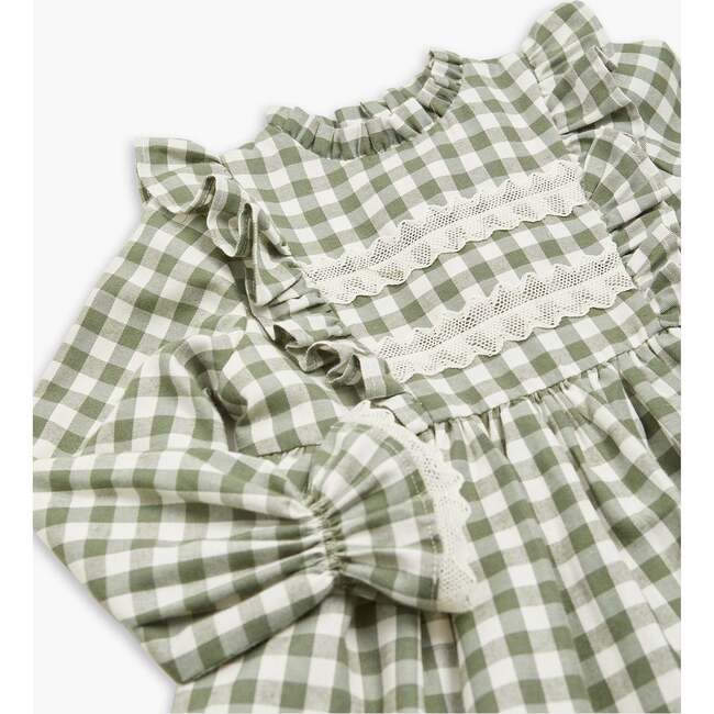 Soledad Dress Khaki Vichy - Dresses - 3