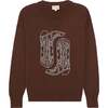Riley Crewneck Sweater, Cowgirl Boots - Sweaters - 1 - thumbnail