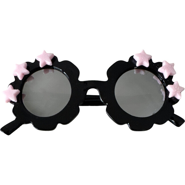 Pink Stars Cami Flower Sunnies, Black