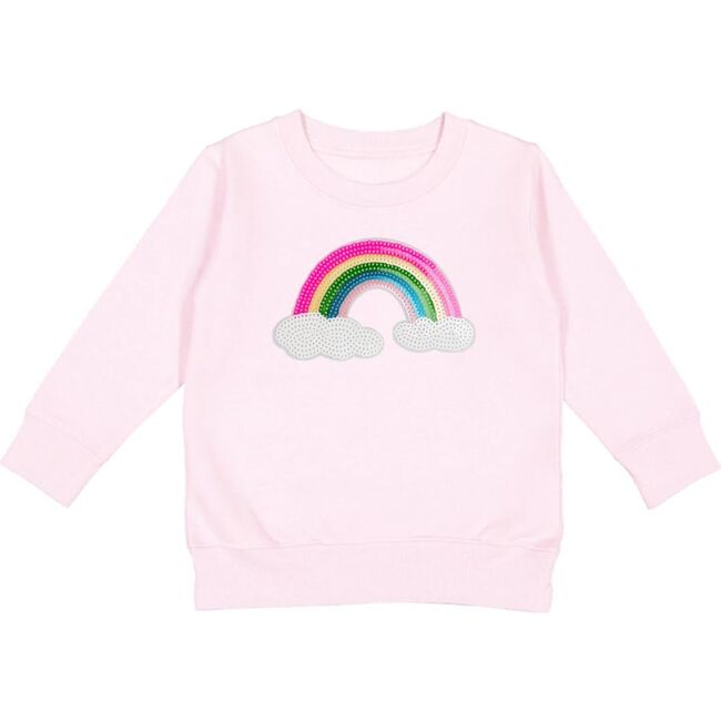 Rainbow Sequin Patch Sweatshirt, Ballet