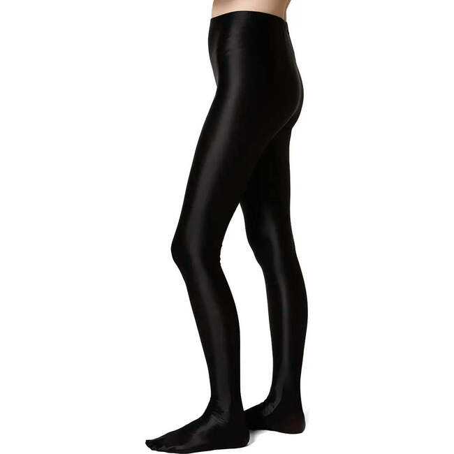 Slick Gloss Tights, Black