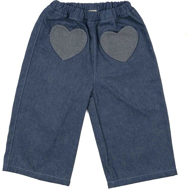 パンツ Andwang damaged heart key denim ジーンズ デニム デニムパンツ heart damage denim/ハートダメージ
