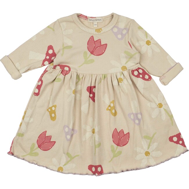 Rib L/S  Dress, Fall Fairy - Dresses - 1