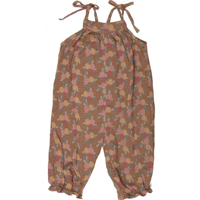 Jane Jumpsuit, Caramel Roses - Cardigans - 1