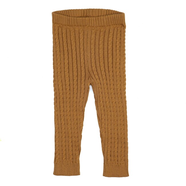 Cable Knit Legging, Ginger - Leggings - 1