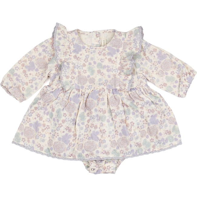 Juniper Romper, English Garden Orchid Petal - Rompers - 1