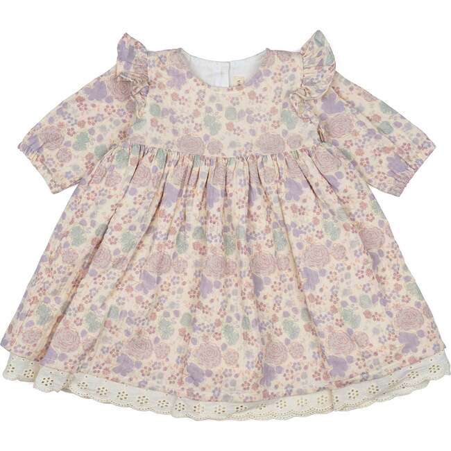 Leila Dress,  English Garden Orchid Petal - Dresses - 1
