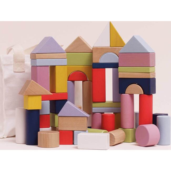 Building Blocks & Bag,  60 pieces - Blocks - 5